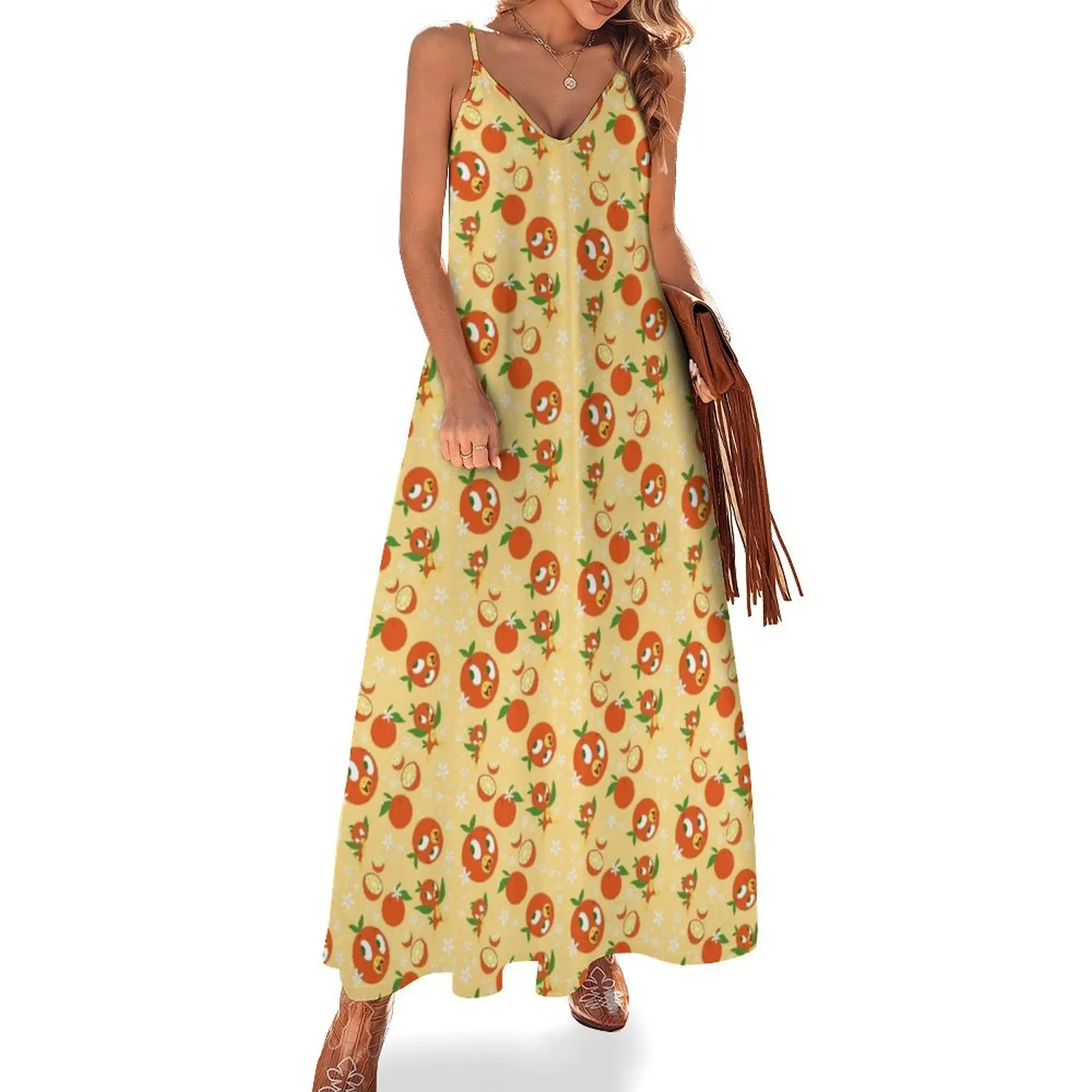 Orange Blossom Bird (yellow) Sleeveless Dress Elegant gowns dresses for woman 2025 dress for women Dress
Orange Blossom Bird (yellow) Sleeveless Dress Elegant gowns dresses for woman 2025 dress for women Dress