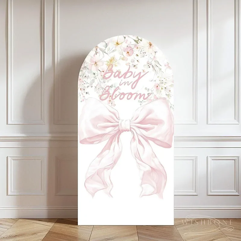 Mehofond Custom 2-Sided Pink Bow Floral Baby in Bloom Girl Birthday Party Baby Shower Cover Chiara Arch Background Decor Backdro
Mehofond Custom 2-Sided Pink Bow Floral Baby in Bloom Girl Birthday Party Baby Shower Cover Chiara Arch Background Decor Backdro