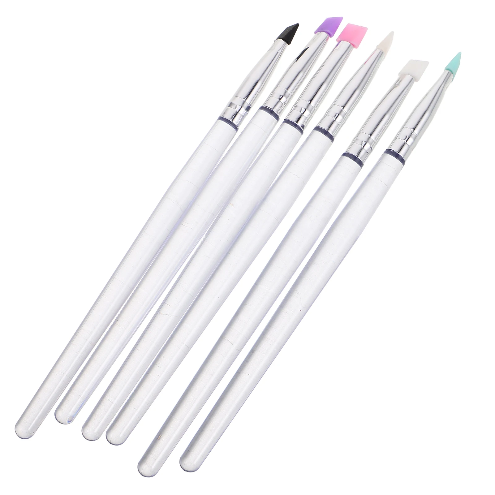 6pcs Silicone Eye Makeup Brush Set Flat Eyeshadow Concealer Lash Tool For Travel Glitter Blend Curl Applicator Head
6pcs Silicone Eye Makeup Brush Set Flat Eyeshadow Concealer Lash Tool For Travel Glitter Blend Curl Applicator Head