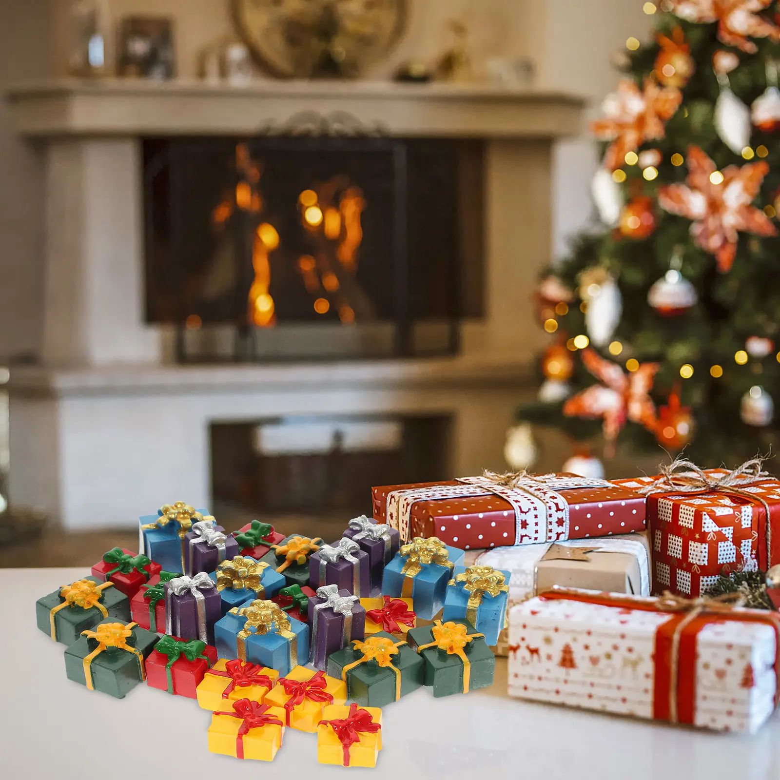 Nursery Christmas Gift Boxes Mini Ornament House Miniature Room Decoration
Nursery Christmas Gift Boxes Mini Ornament House Miniature Room Decoration
