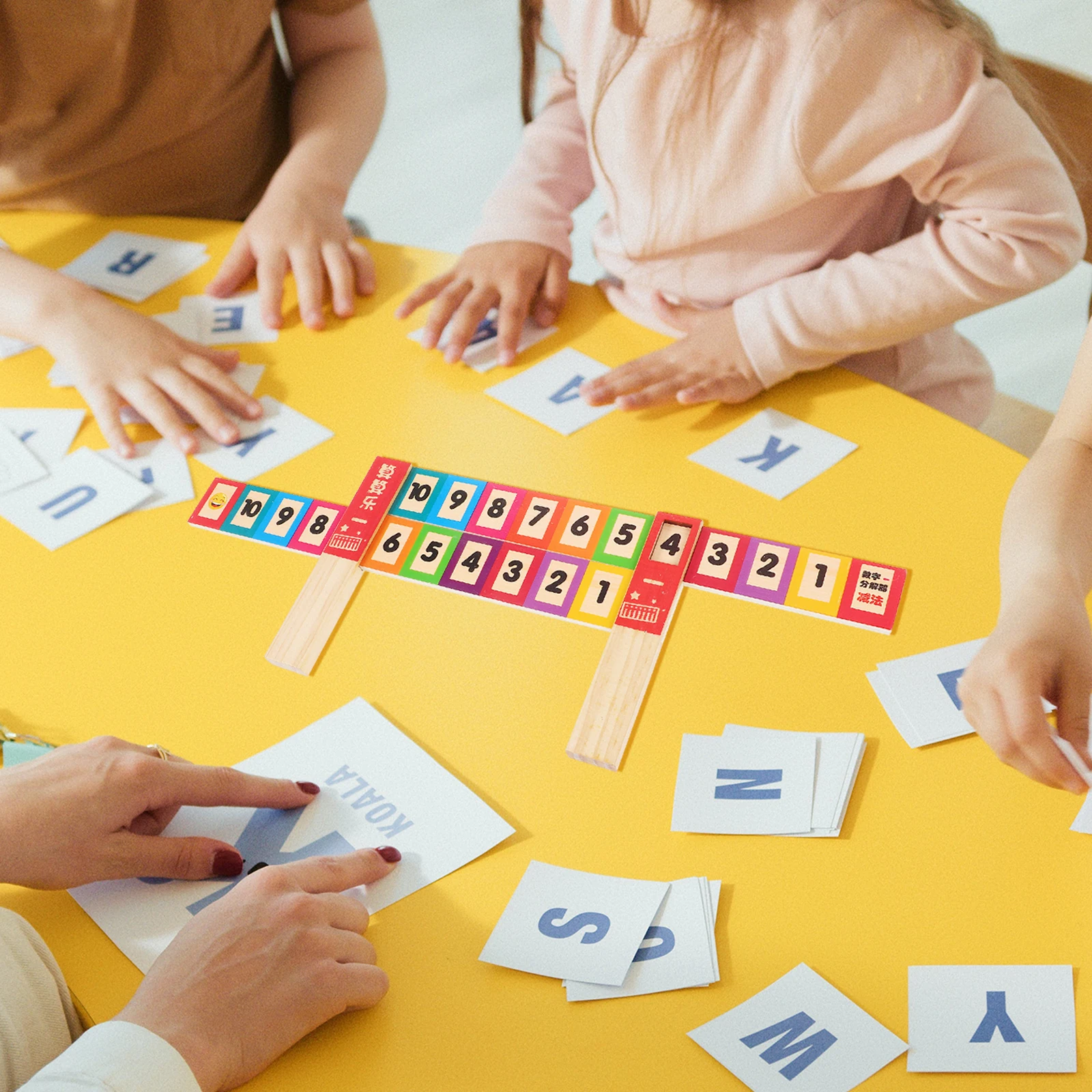 Children Wooden Subtraction Ruler Math Ruler Kindergarten Teaching Aid Household Educational Math Learning Accessory
Children Wooden Subtraction Ruler Math Ruler Kindergarten Teaching Aid Household Educational Math Learning Accessory