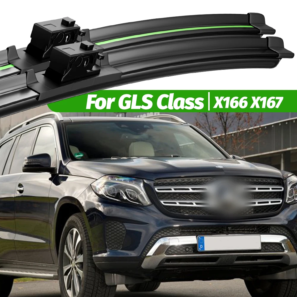 For Mercedes Benz GLS Class X166 X167 2015-2023 2pcs Front Windshield Wiper Blades 2016 2018 Windscreen Window Accessories
For Mercedes Benz GLS Class X166 X167 2015-2023 2pcs Front Windshield Wiper Blades 2016 2018 Windscreen Window Accessories
