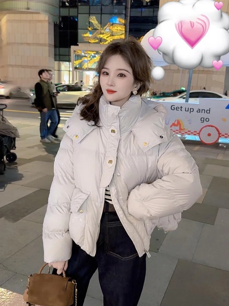 Fashionable Warm Short Bread Jacket Women's Style Winter Thickened Hooded down Cotton Coat Korean Version Loose Fit Online Ex...
Fashionable Warm Short Bread Jacket Women's Style Winter Thickened Hooded down Cotton Coat Korean Version Loose Fit Online Ex...