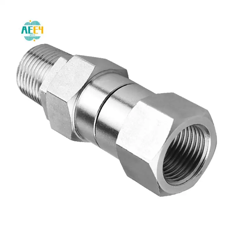 AEE4-1 PCS High Pressure Washer Swivel Joint 3/8 Inch Pressure Washer Hose Fittings 360 Degree Rotation Connector
AEE4-1 PCS High Pressure Washer Swivel Joint 3/8 Inch Pressure Washer Hose Fittings 360 Degree Rotation Connector
