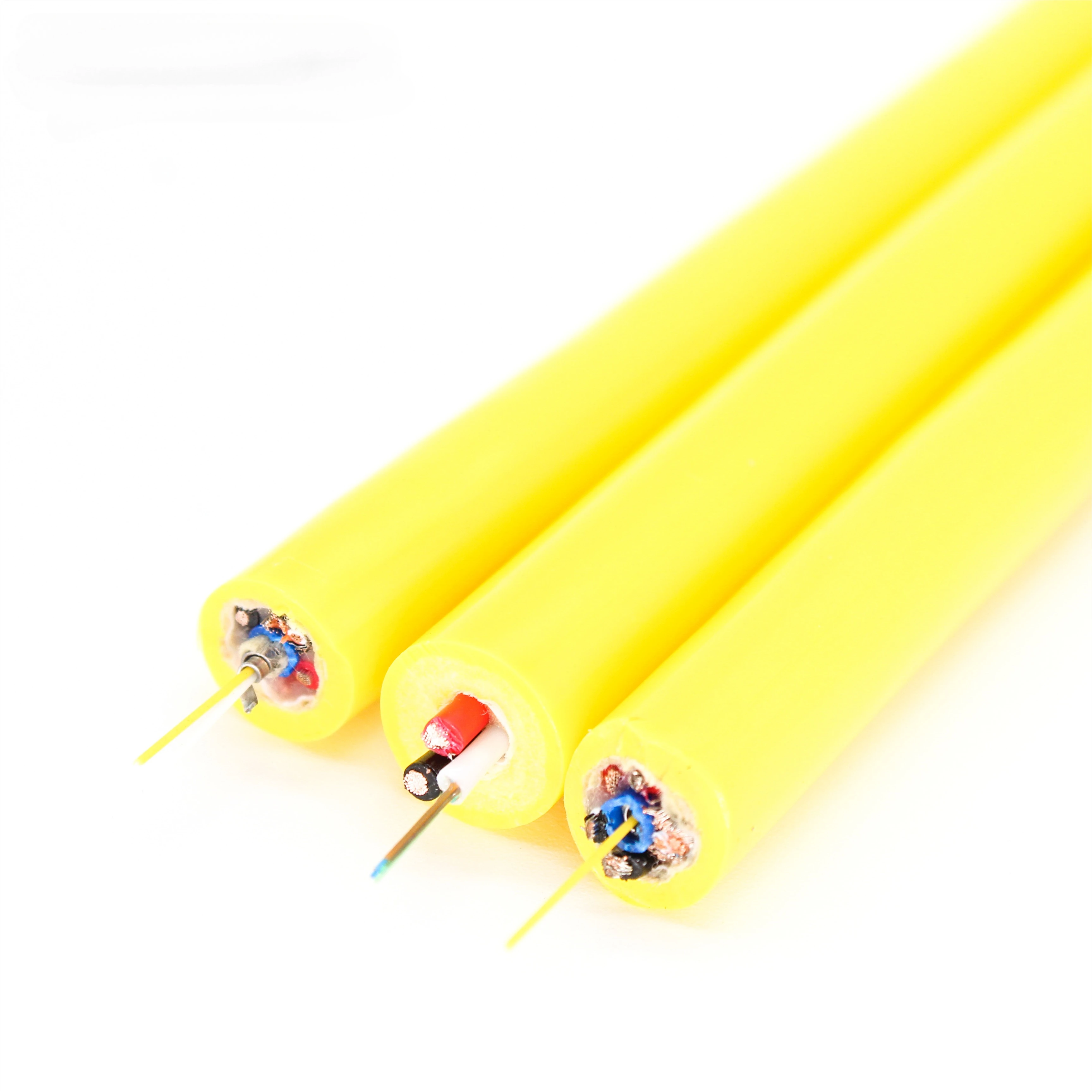 Custom Flexible ROV Power Cable 2 Power Core Neutral Buoyancy Tether Submarine Cable
Custom Flexible ROV Power Cable 2 Power Core Neutral Buoyancy Tether Submarine Cable