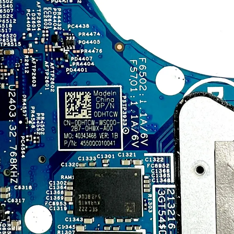 0DHTCW DHTCW CN-0DHTCW With SRLD1 I7-12700H CPU 16GB Mainboard For DELL Inspiron 7620 Laptop Motherboard 213216-1 100% Tested OK
0DHTCW DHTCW CN-0DHTCW With SRLD1 I7-12700H CPU 16GB Mainboard For DELL Inspiron 7620 Laptop Motherboard 213216-1 100% Tested OK