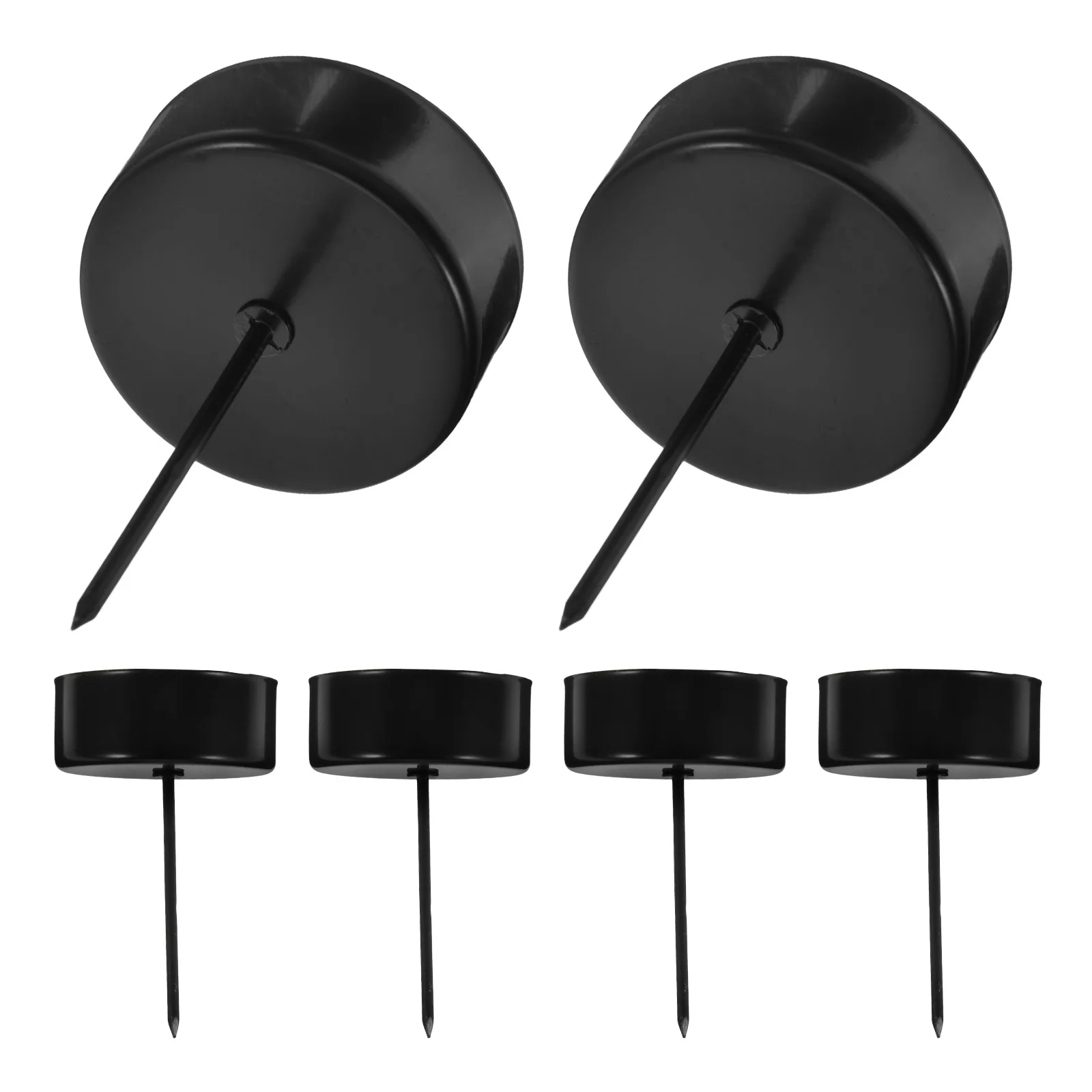 6pcs Iron Taper Holders Spike Insert Table Centerpiece Heavy Duty Round Shape Securely Fixed Festive Atmosphere Reusable
6pcs Iron Taper Holders Spike Insert Table Centerpiece Heavy Duty Round Shape Securely Fixed Festive Atmosphere Reusable