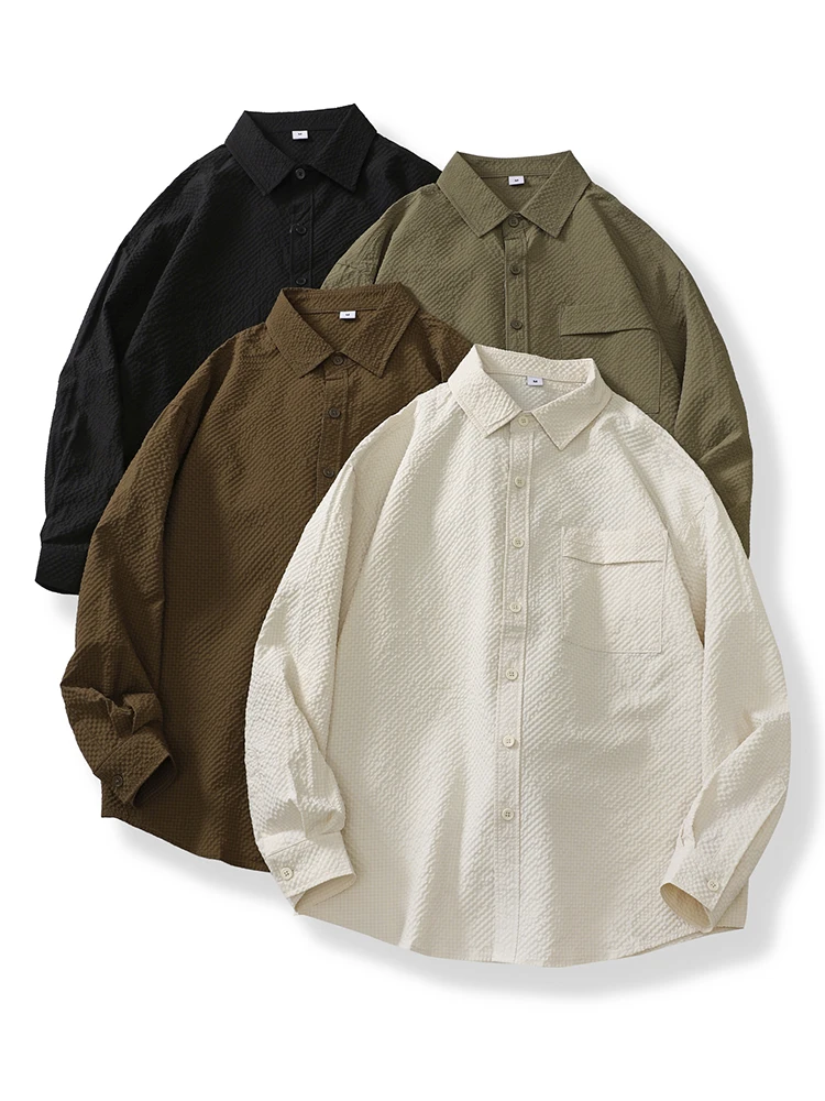 Мужская куртка в стиле ретро, свободного кроя, с защитой от сминания, повседневная, с воротником, для работы, модная, из дышащего полиэфирного волокна, для молодежи...
Мужская куртка в стиле ретро, свободного кроя, с защитой от сминания, повседневная, с воротником, для работы, модная, из дышащего полиэфирного волокна, для молодежи...