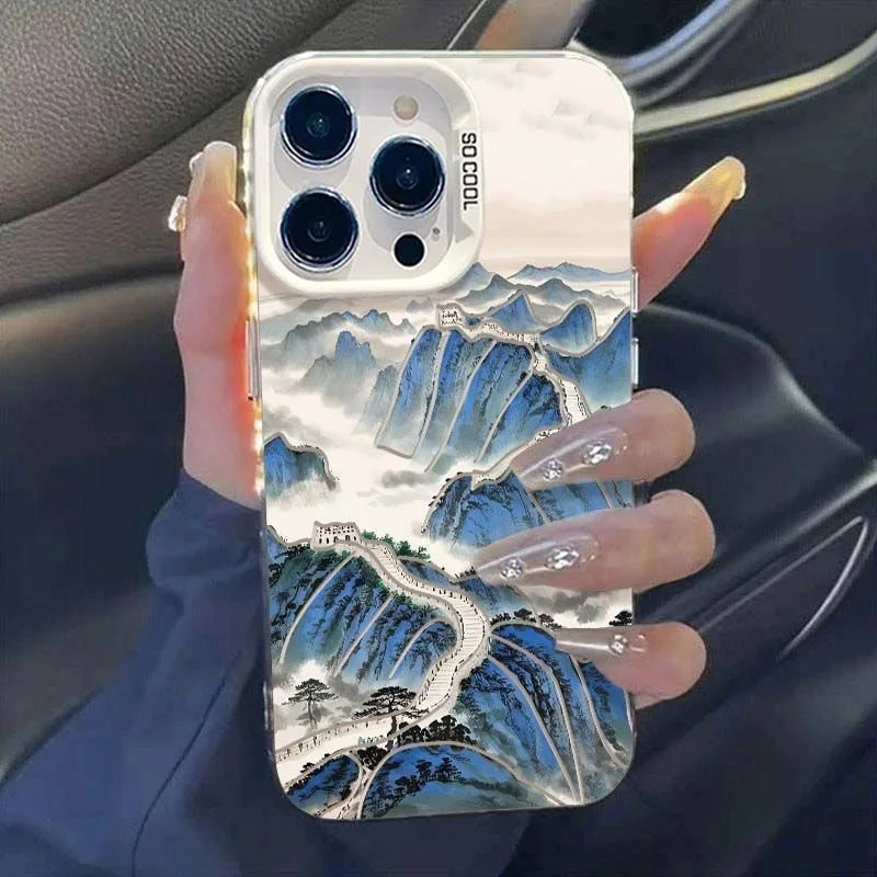 The pattern of the Great Wall phone case for iPhone 16 15 14 13 12 11 Pro/ Max/Plus shock-proof rear cover anti-fingerprint
The pattern of the Great Wall phone case for iPhone 16 15 14 13 12 11 Pro/ Max/Plus shock-proof rear cover anti-fingerprint