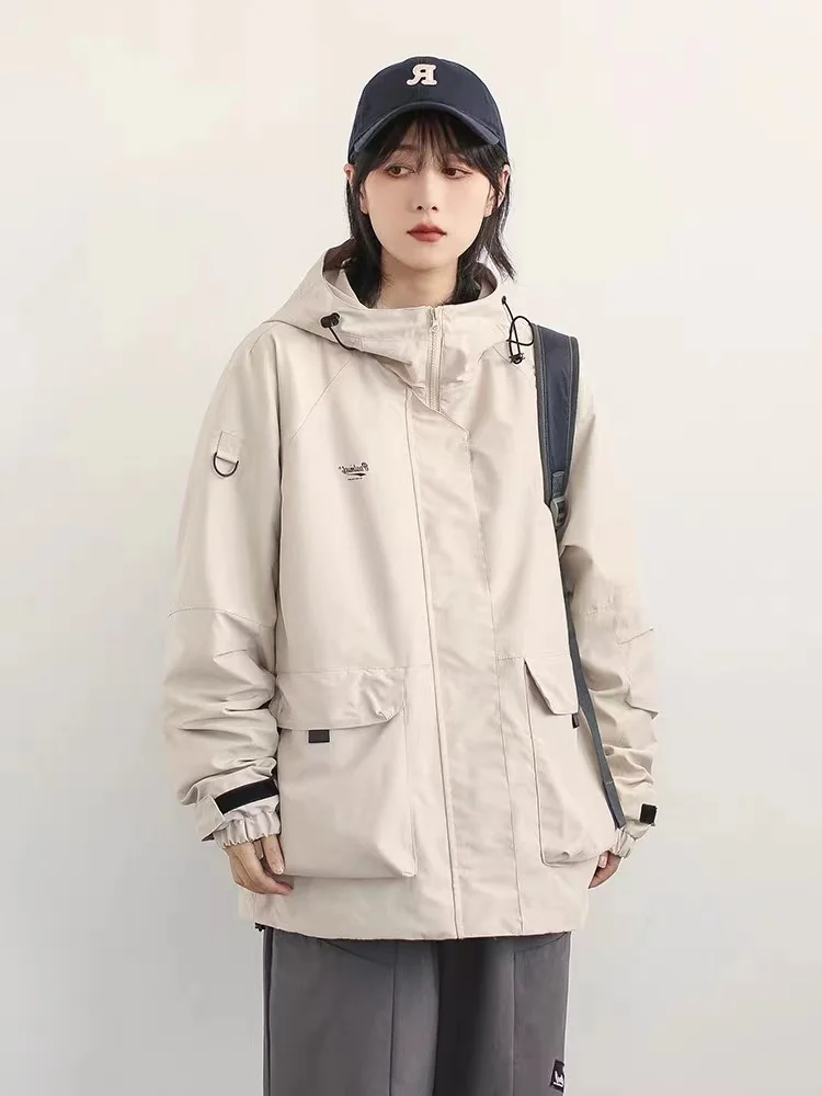 Outdoor Oversize Hooded Jaet Men's Multi-ket Waterproof Functional Jaet Trendy Youth Autumn Winter Long Sve Loose Fit
Outdoor Oversize Hooded Jaet Men's Multi-ket Waterproof Functional Jaet Trendy Youth Autumn Winter Long Sve Loose Fit