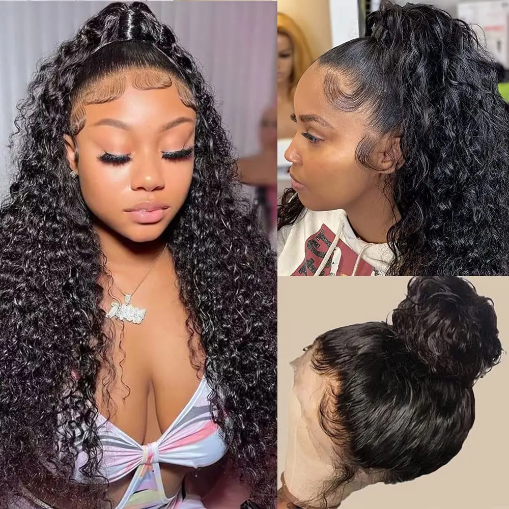 Full 360 Lace Front Wigs Human Hair 220% Density Deep Wave Lace Front Wigs Human Hair Pre Plucked Full Lace Human Hair Wigs
Full 360 Lace Front Wigs Human Hair 220% Density Deep Wave Lace Front Wigs Human Hair Pre Plucked Full Lace Human Hair Wigs