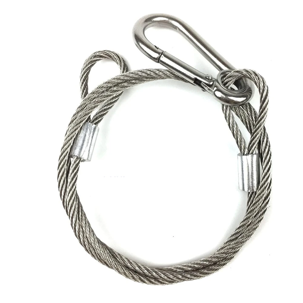1 PCS 3FT Safety Cable Wire Stainless Steel Security Rope Max.Load 110lb for DJ Stage Lighting Par Light/Moving Head Light
1 PCS 3FT Safety Cable Wire Stainless Steel Security Rope Max.Load 110lb for DJ Stage Lighting Par Light/Moving Head Light
