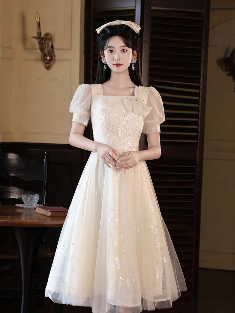 Вечернее платье цвета шампань для девочек 8 лет, маленький размер, роскошное, легкое, милое, для подружек невесты
Вечернее платье цвета шампань для девочек 8 лет, маленький размер, роскошное, легкое, милое, для подружек невесты