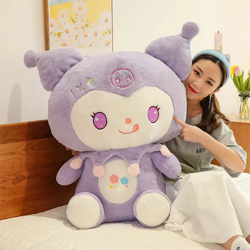 60 см Sanrio Kawaii Kuromi аниме плюшевая кукла мягкая подушка диванная подушка мягкая плюшевая игрушка для детей девочки рождественские подарки на день рождения
60 см Sanrio Kawaii Kuromi аниме плюшевая кукла мягкая подушка диванная подушка мягкая плюшевая игрушка для детей девочки рождественские подарки на день рождения