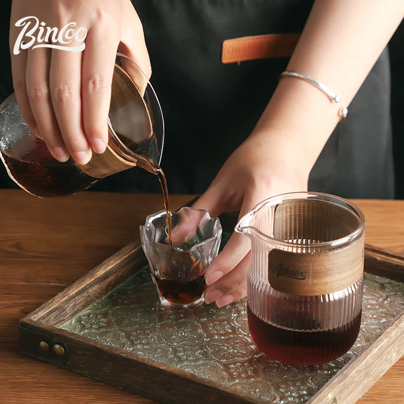 Bincoo 330ml Wood Glass Coffee Pot with Heat-Resist Japanese-Style Bamboo Handle – Cold/Hot Proof, Elegant Share Server
Bincoo 330ml Wood Glass Coffee Pot with Heat-Resist Japanese-Style Bamboo Handle – Cold/Hot Proof, Elegant Share Server