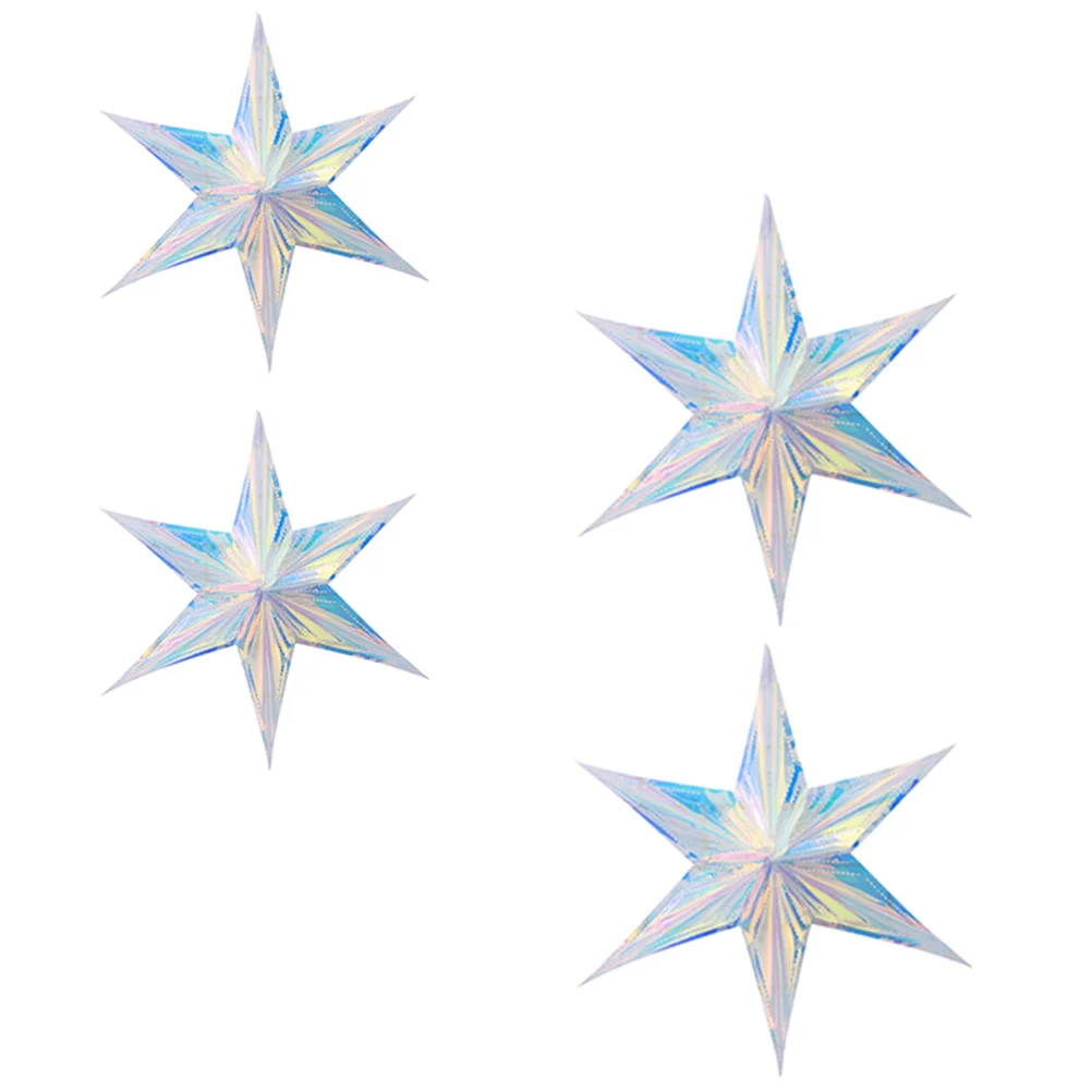 4Pcs Hexagonal Hanging Decor 30cm 40cm Iridescent Film Christmas Wedding Party Home Store Wedding Decor Hotel Pendant
4Pcs Hexagonal Hanging Decor 30cm 40cm Iridescent Film Christmas Wedding Party Home Store Wedding Decor Hotel Pendant