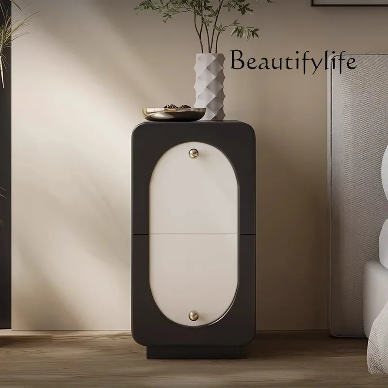 BJ Extremely Narrow Bedside Table Designer New Small Creative Storage Cabinet Bedroom Premium Light Luxury Bedside Table
BJ Extremely Narrow Bedside Table Designer New Small Creative Storage Cabinet Bedroom Premium Light Luxury Bedside Table