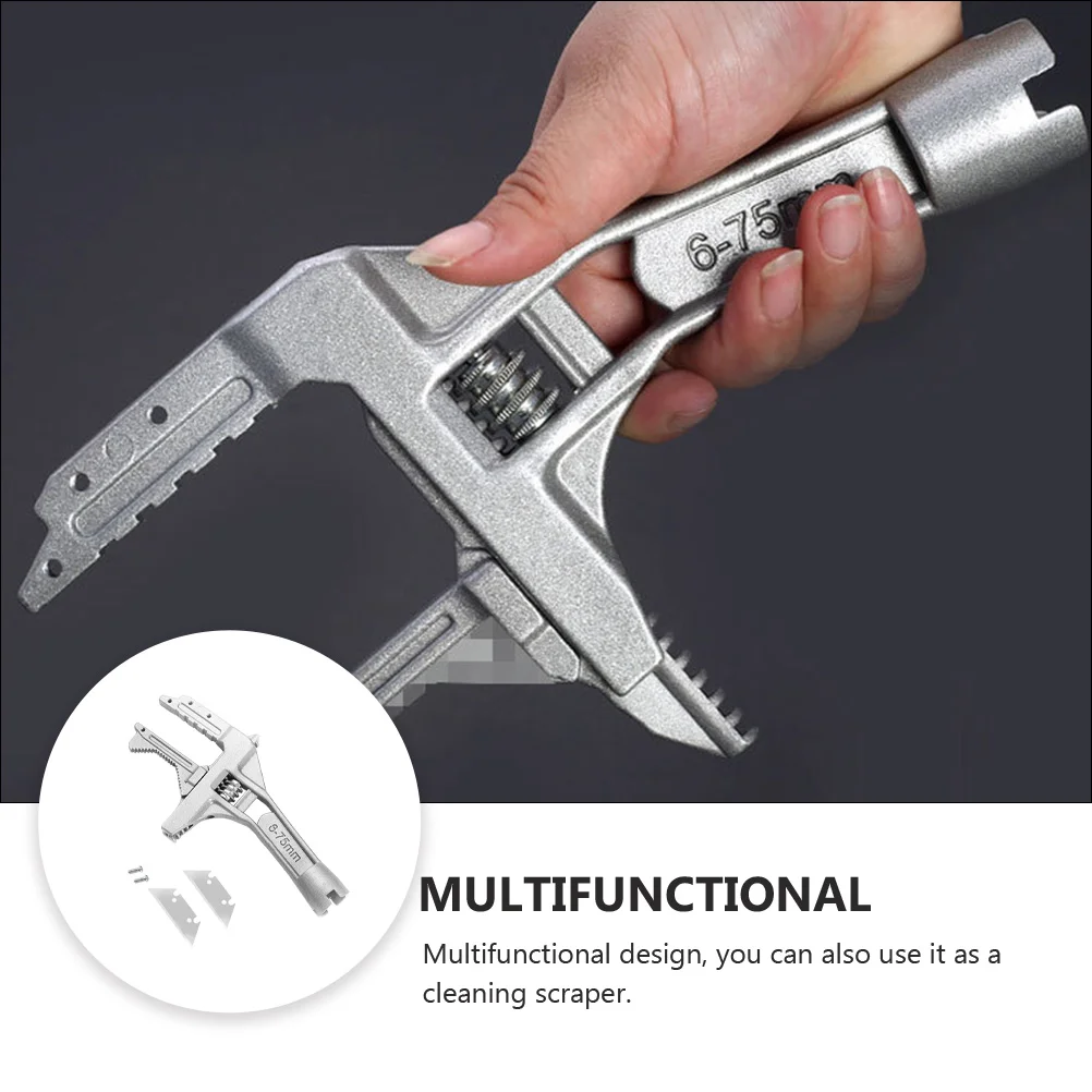 Multipurpose Bathroom Wrench Sink Faucet Drain Water Repair Tool Aluminum Alloy Compact Size Durable Multifunctional H Tool
Multipurpose Bathroom Wrench Sink Faucet Drain Water Repair Tool Aluminum Alloy Compact Size Durable Multifunctional H Tool