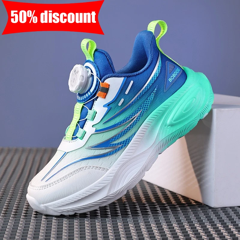 Childrens Sports Shoes Rotating Buttons Comfort Breathable School Training Running Shoes Soft Elastic Fashionable Kids Sneakers
Childrens Sports Shoes Rotating Buttons Comfort Breathable School Training Running Shoes Soft Elastic Fashionable Kids Sneakers