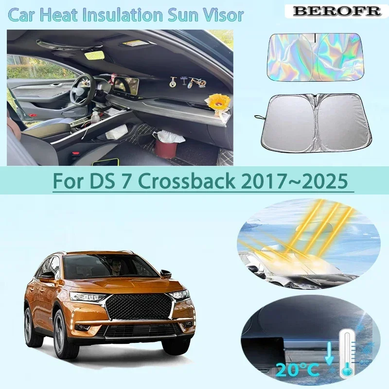 Car Front Windshield Sunshade Heat Insulation Sun Visor Summer Cooling Auto Accessories For DS 7 Crossback 2017~2025 2020 2023
Car Front Windshield Sunshade Heat Insulation Sun Visor Summer Cooling Auto Accessories For DS 7 Crossback 2017~2025 2020 2023