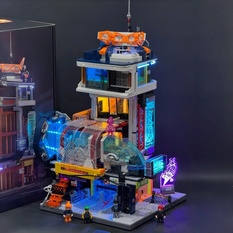 Новая серия киберпанк, подвесные железнодорожные станции, строительные блоки, большая сборка, освещение, игрушки, модель, украшения, коллекция подарков
Новая серия киберпанк, подвесные железнодорожные станции, строительные блоки, большая сборка, освещение, игрушки, модель, украшения, коллекция подарков