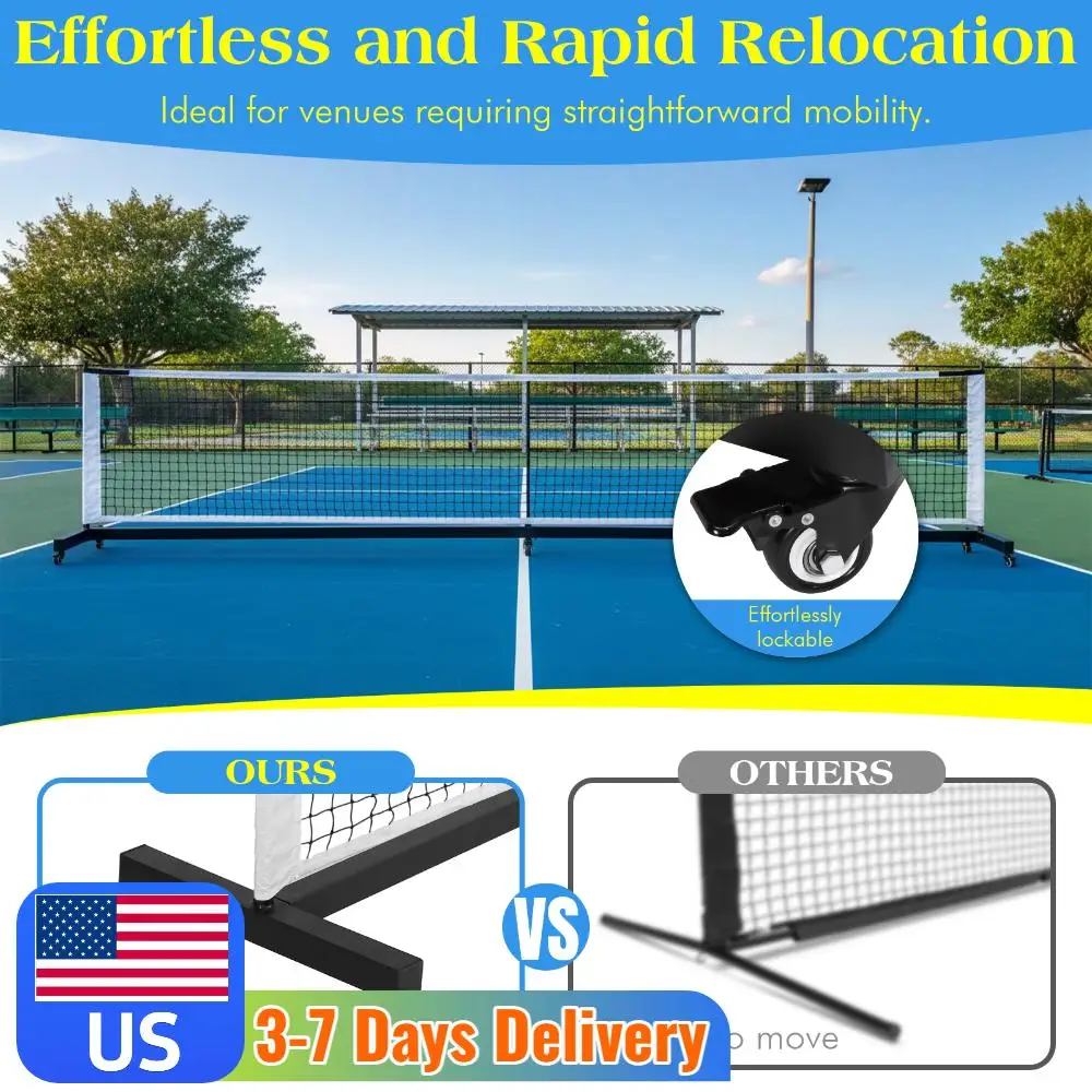 Профессиональная регулируемая стойка для пиклбола с колесами, 22 фута, легкое оборудование для тренировок и практики
Профессиональная регулируемая стойка для пиклбола с колесами, 22 фута, легкое оборудование для тренировок и практики