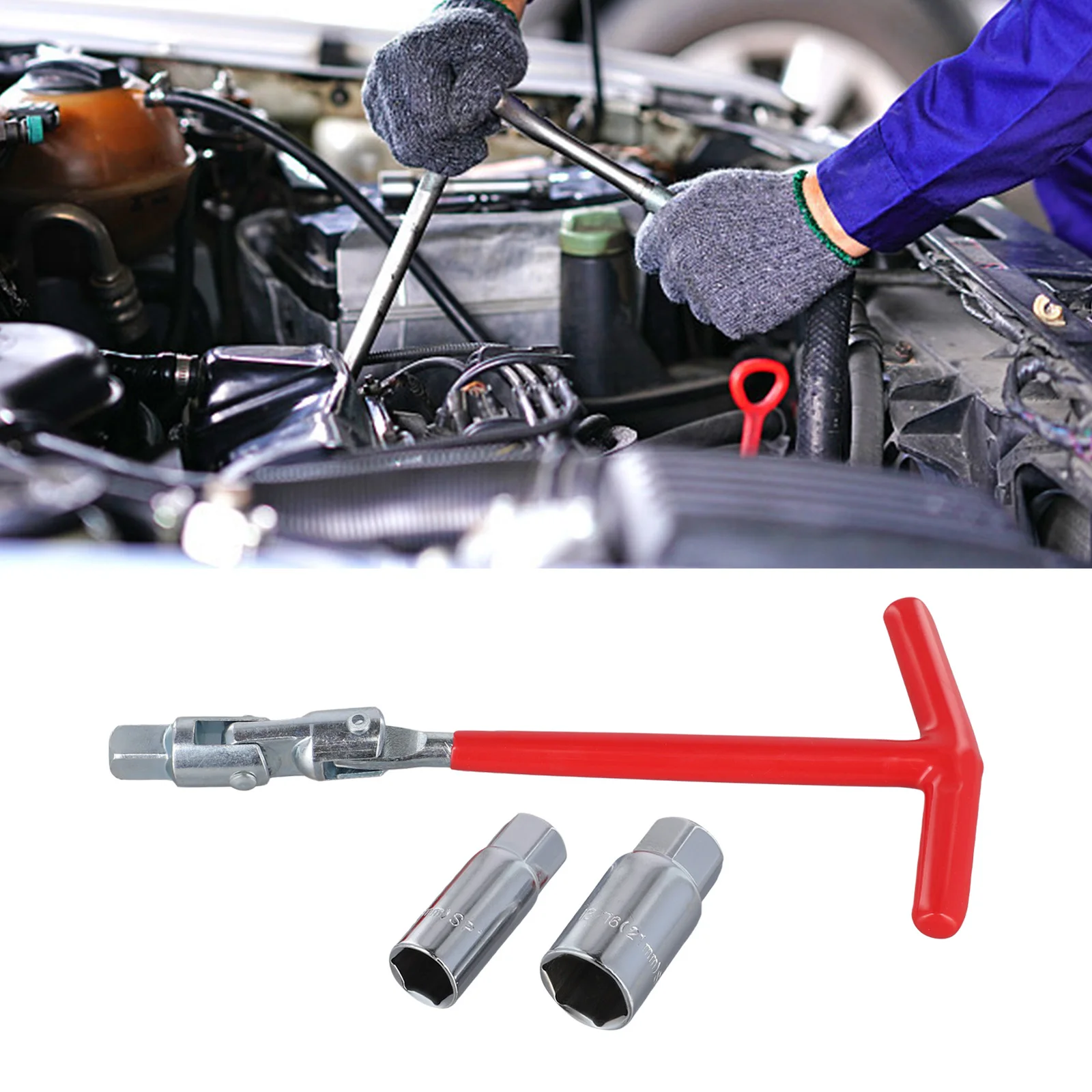 160mm 16mm 21mm 3 8 Drive Fitting 360 Rotation Built-in Apron Chrome Vanadium Steel Flexible Head Car Maintenance
160mm 16mm 21mm 3 8 Drive Fitting 360 Rotation Built-in Apron Chrome Vanadium Steel Flexible Head Car Maintenance