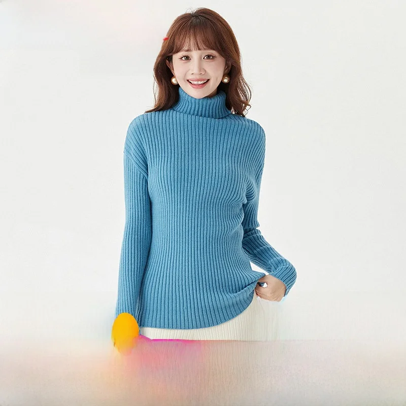 9Mei Women's Long Sve f High Collar Pure Color Elastici Base Layer Sweater Winter Faion Casual Comfortable Knitwear
9Mei Women's Long Sve f High Collar Pure Color Elastici Base Layer Sweater Winter Faion Casual Comfortable Knitwear