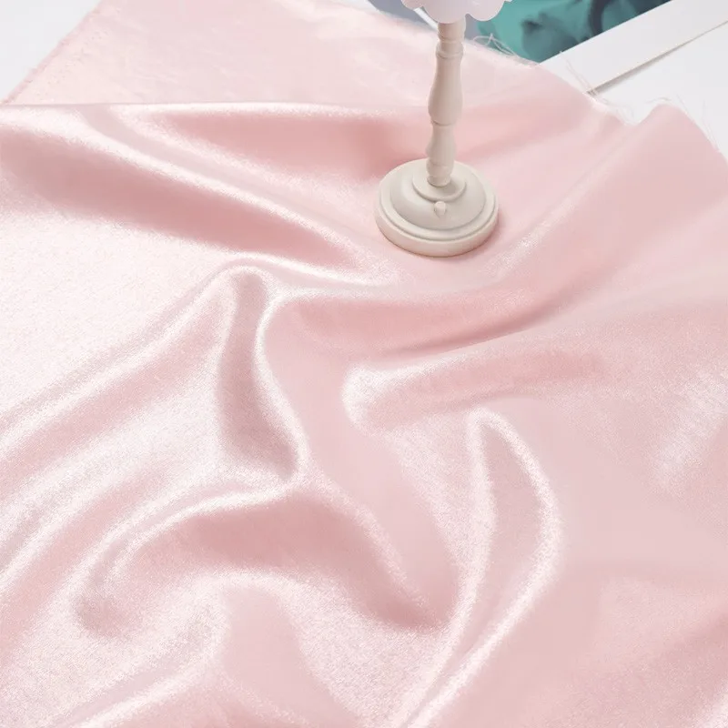Pale Pink Satin Fabric Curtains Handmade Home Sewing Yarn DyedSilk Linen Chinese Style Fashion Dress Designer Crafts Materials
Pale Pink Satin Fabric Curtains Handmade Home Sewing Yarn DyedSilk Linen Chinese Style Fashion Dress Designer Crafts Materials