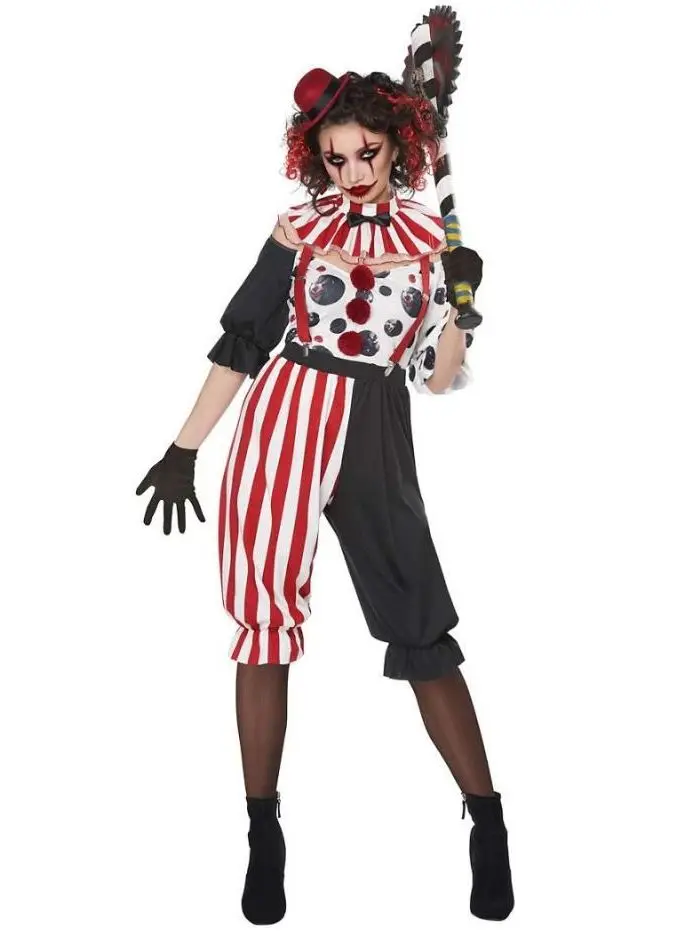 Halloween Clown Costume MXL New Zombie Clown Outfit for Women's Festival Stage Performance Traditional Chinese Ethnic Wear
Halloween Clown Costume MXL New Zombie Clown Outfit for Women's Festival Stage Performance Traditional Chinese Ethnic Wear