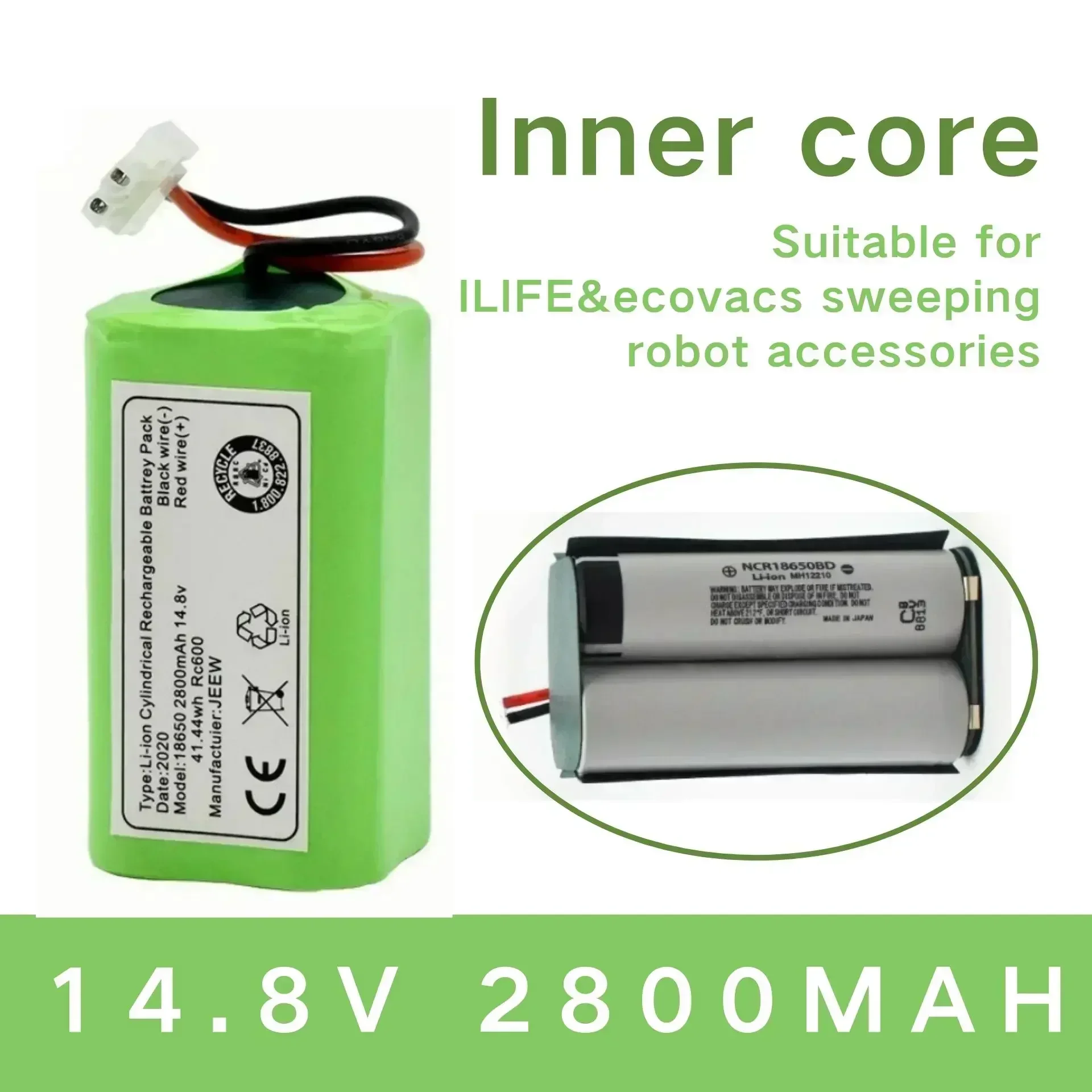 Аккумуляторная батарея Chuwi, 14,8 в, 6800 мАч, для ILIFE ecovacs V7s, A6, V7s pro
Аккумуляторная батарея Chuwi, 14,8 в, 6800 мАч, для ILIFE ecovacs V7s, A6, V7s pro