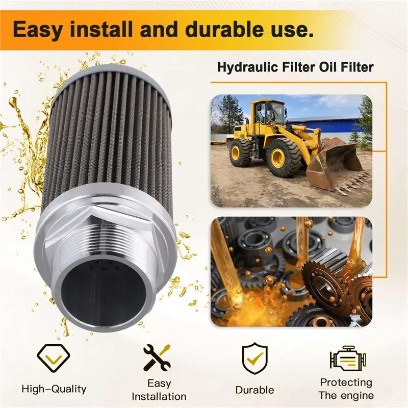 ABHX-Forklift Hydraulic Filter Oil Filter Stainless Steel 419-15-14650 For Komatsu Wa380-3 Loader Oil Inlet Filter
ABHX-Forklift Hydraulic Filter Oil Filter Stainless Steel 419-15-14650 For Komatsu Wa380-3 Loader Oil Inlet Filter
