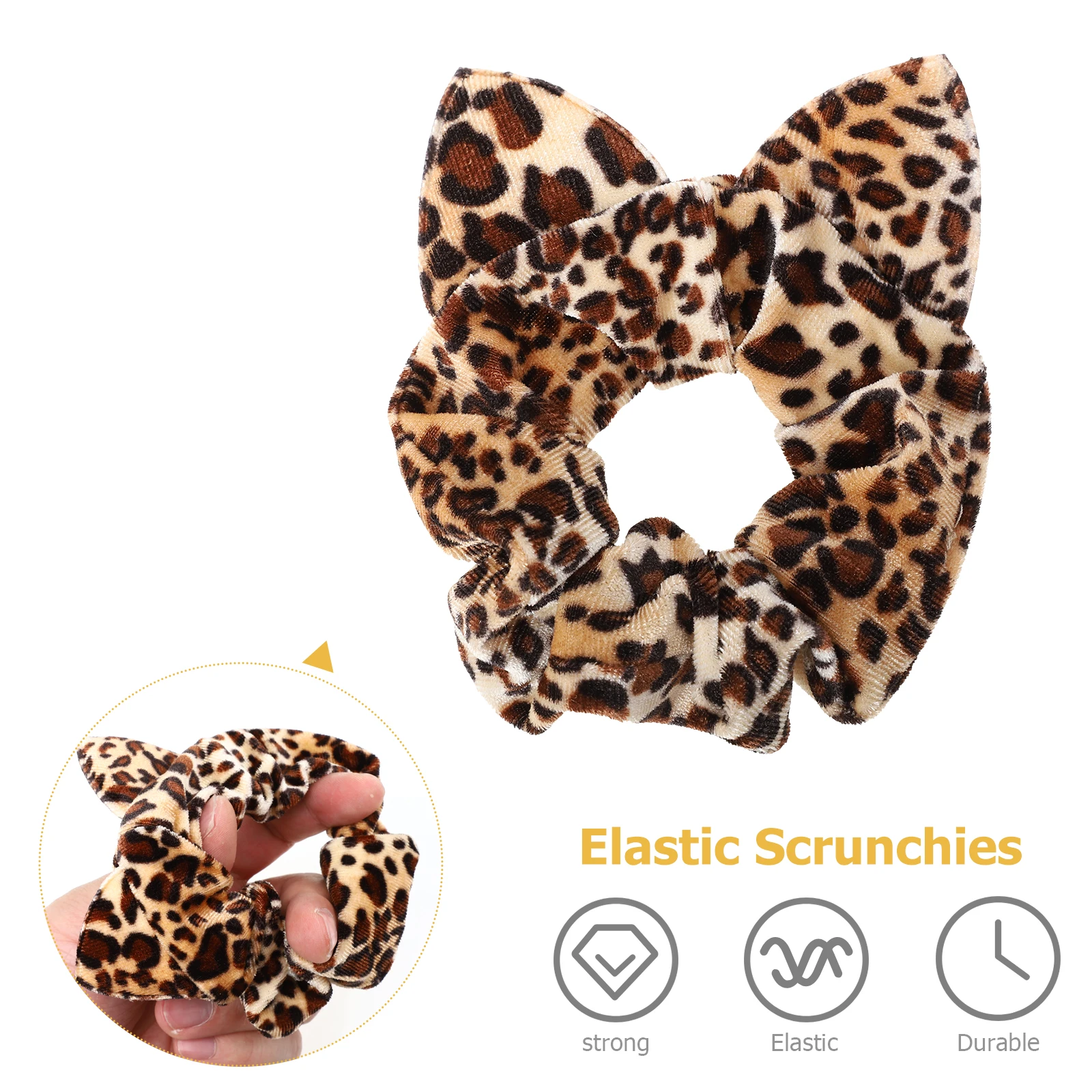 6pcs Leopard Print Hair Rings Scrunchies for Women Ponytail Holders Elastic Hair Ties Fabric Accessories Head Wrist Decor
6pcs Leopard Print Hair Rings Scrunchies for Women Ponytail Holders Elastic Hair Ties Fabric Accessories Head Wrist Decor