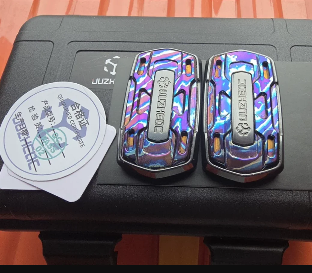 Used EDC Matrix range zirconium alloy+timascus patch fidget slider Decompression toys
Used EDC Matrix range zirconium alloy+timascus patch fidget slider Decompression toys