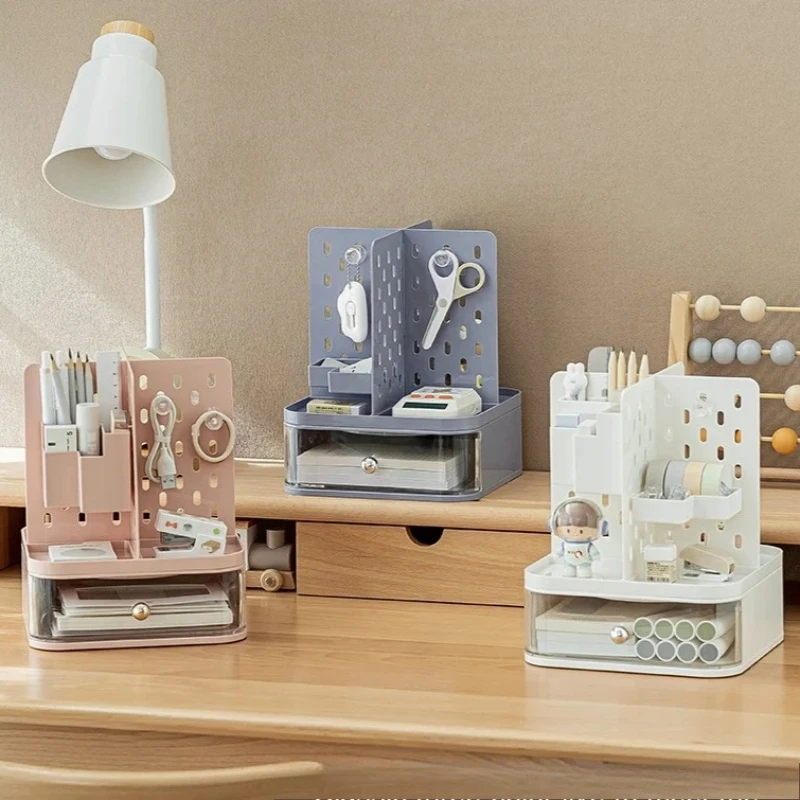 Desktop Storage Box Drawer Style Student Rotating Pen Holder Office Work Location Shelves Plastic Desk Stationery Organizer Box
Desktop Storage Box Drawer Style Student Rotating Pen Holder Office Work Location Shelves Plastic Desk Stationery Organizer Box