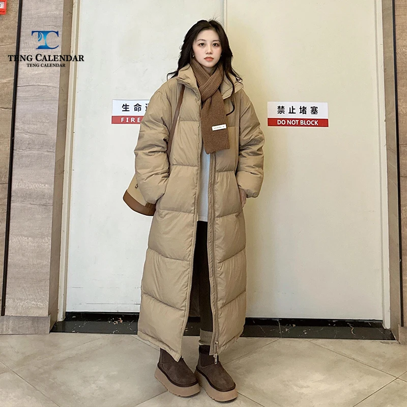 Зимний длинный пуховик, свободное пальто цвета хаки среднего сезона, толстое пальто выше колена на белом утином пуху, женский новый стиль 2025 года
Зимний длинный пуховик, свободное пальто цвета хаки среднего сезона, толстое пальто выше колена на белом утином пуху, женский новый стиль 2025 года
