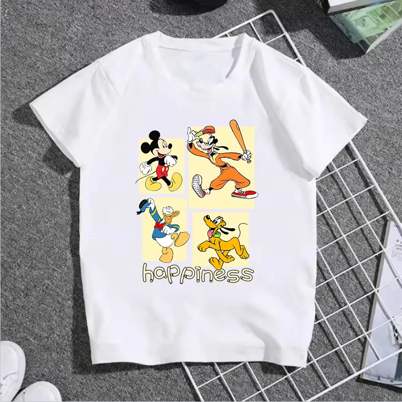 Футболка с принтом Микки Мауса Disney 2025, модная детская футболка, повседневная спортивная футболка для родителей и детей, облегающая футболка для взрослых
Футболка с принтом Микки Мауса Disney 2025, модная детская футболка, повседневная спортивная футболка для родителей и детей, облегающая футболка для взрослых