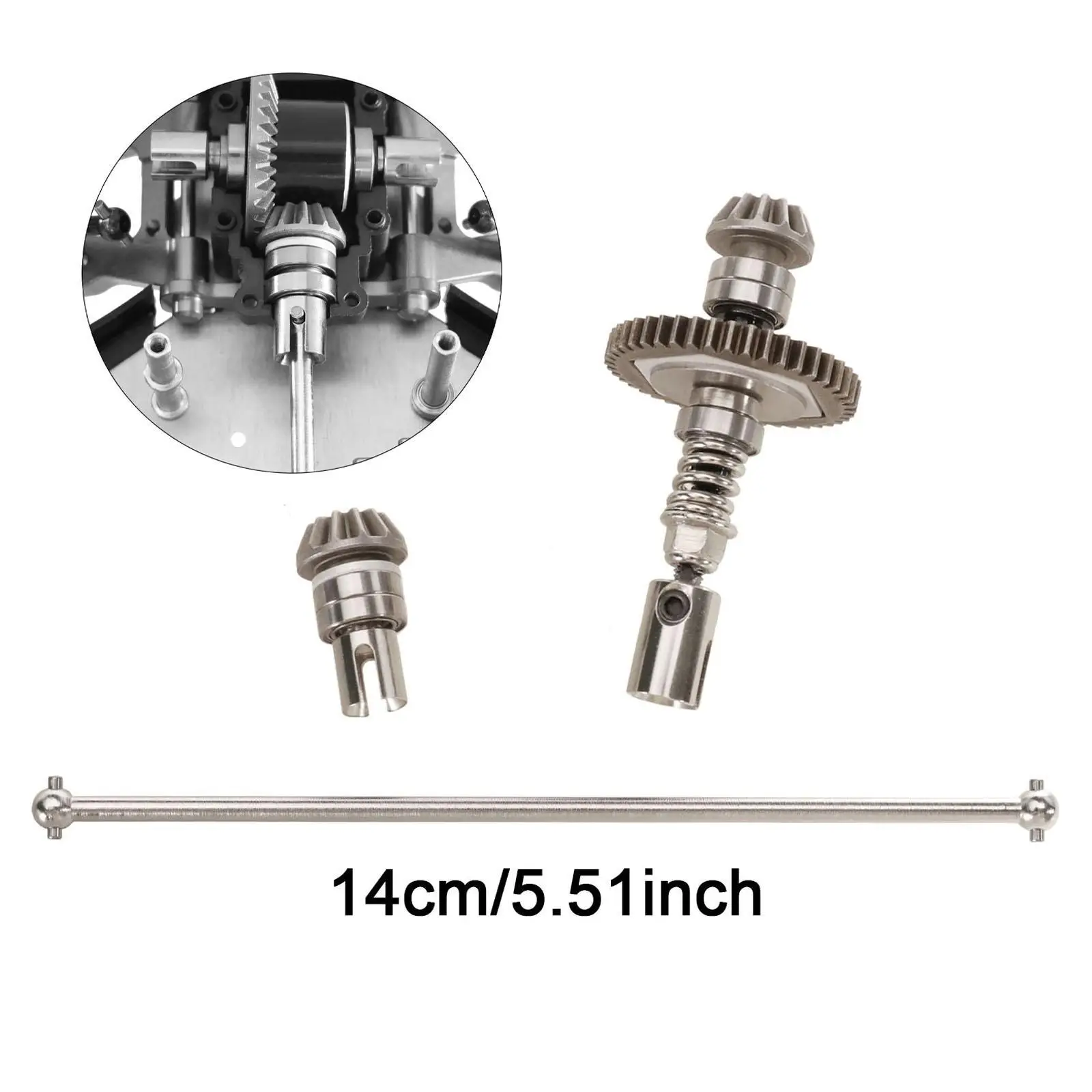 RC Cars Repair Kit for 1/14 144001 144002 144010 Spare Part DIY for Model Cars RC Car Slipper Clutch Mid Transmission Shaft Set
RC Cars Repair Kit for 1/14 144001 144002 144010 Spare Part DIY for Model Cars RC Car Slipper Clutch Mid Transmission Shaft Set
