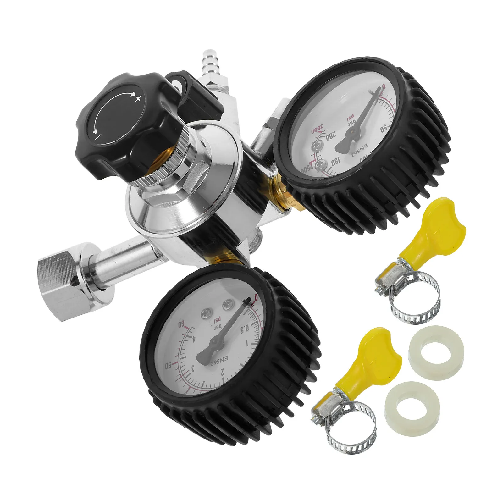 1Set Dual Gauge Co2 Regulator Cga320 for Beer Keg Homebrew Draft System Heavy Duty Carbonation Pressure Control with Auto Relief
1Set Dual Gauge Co2 Regulator Cga320 for Beer Keg Homebrew Draft System Heavy Duty Carbonation Pressure Control with Auto Relief