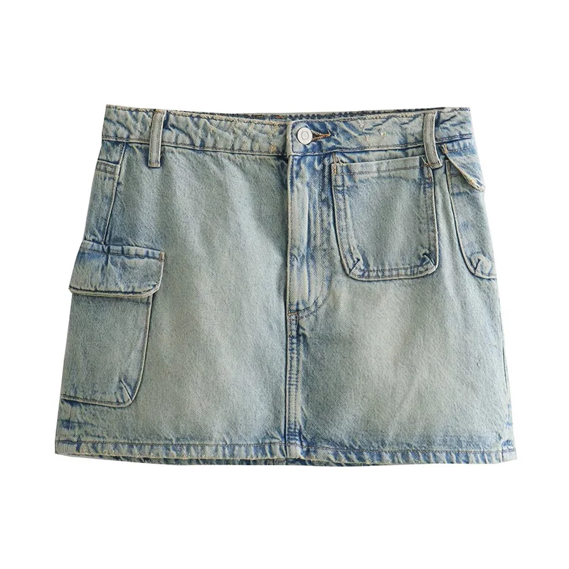 Summer Women's High Waist Denim Short Skirt 2024 New Casual Work Model Denim Mini Skirt Pocket Classic Women's
Summer Women's High Waist Denim Short Skirt 2024 New Casual Work Model Denim Mini Skirt Pocket Classic Women's