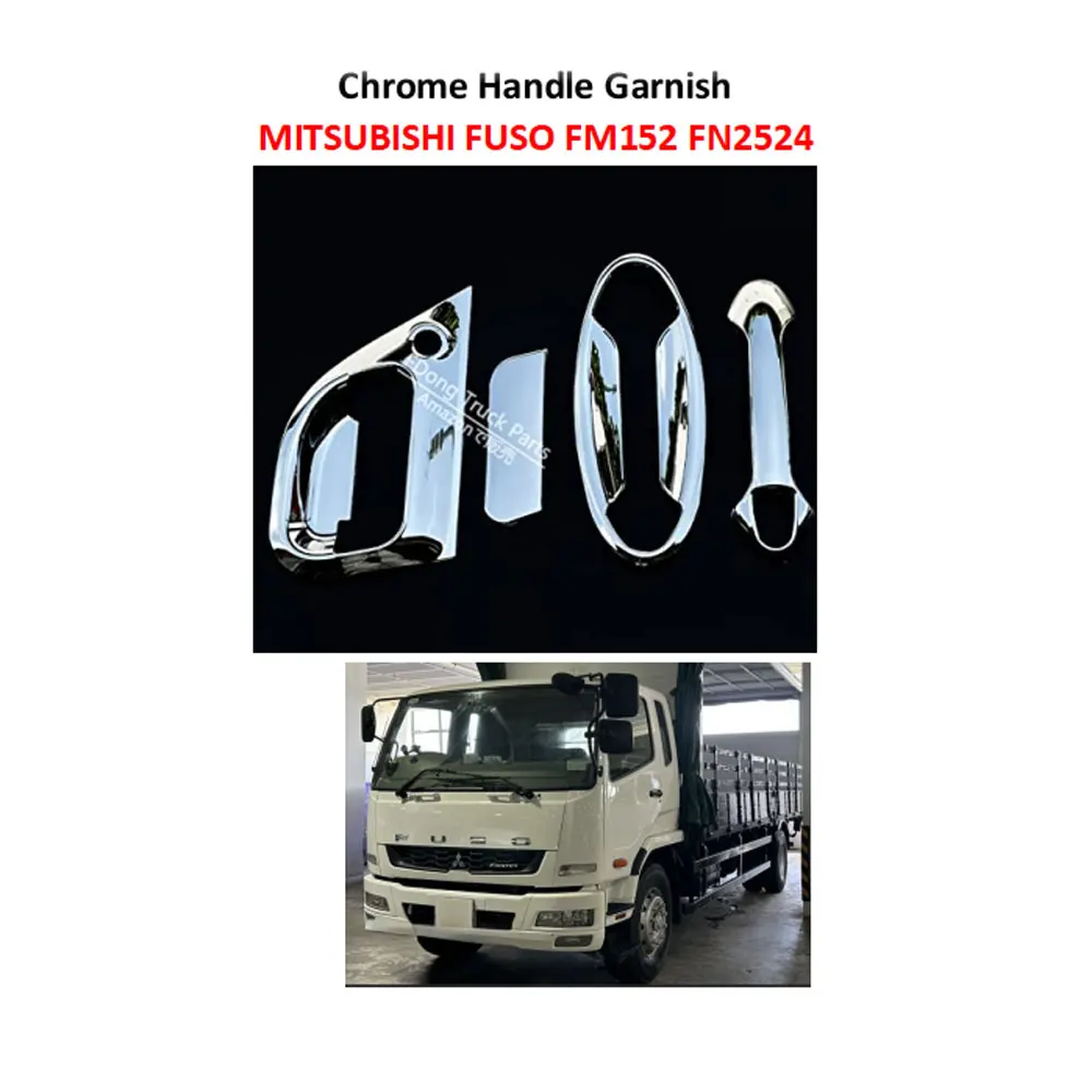 FDONG 1 Set Chrome Handle Garnish for MITSUBISHI FUSO FM152 4FM65F FN2524 FN2527 2008-ON
FDONG 1 Set Chrome Handle Garnish for MITSUBISHI FUSO FM152 4FM65F FN2524 FN2527 2008-ON