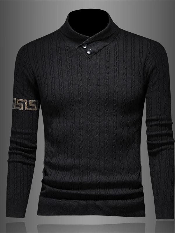 High-End Men's Wool Knit Sweater V-Ne Thiened Warm Casual Base Layer Autumn Winter New Sle Button Closure Regular Length
High-End Men's Wool Knit Sweater V-Ne Thiened Warm Casual Base Layer Autumn Winter New Sle Button Closure Regular Length