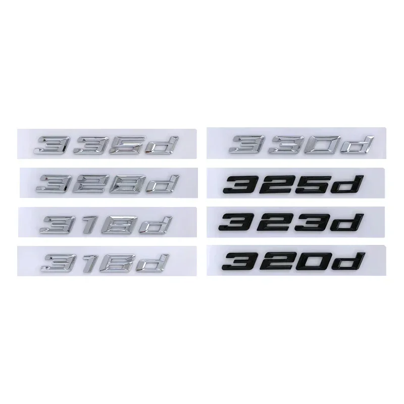 ABS Car Body Side Sticker Trunk Badge Decal for BMW 316d 318d 320d 323d 325d Emblem Modified Decorative
ABS Car Body Side Sticker Trunk Badge Decal for BMW 316d 318d 320d 323d 325d Emblem Modified Decorative