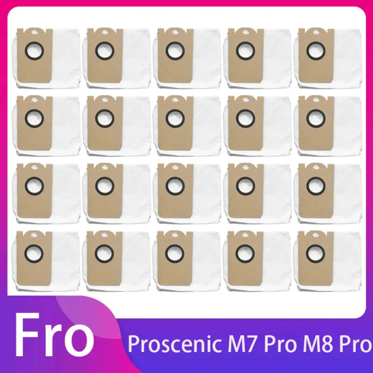 Proscenic M7 Pro / M8 Pro / ELARI Smartbot Ultimate Dust Bag Replacement Part Vacuum Cleaner Spare Accessory Replacement
Proscenic M7 Pro / M8 Pro / ELARI Smartbot Ultimate Dust Bag Replacement Part Vacuum Cleaner Spare Accessory Replacement