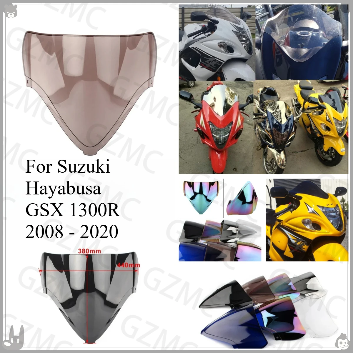 Motorcycle For Suzuki Hayabusa GSX 1300R 2008 - 2020 Double Bubble Windshield Deflector Protector Wind Screen GSXR1300 2019 2018
Motorcycle For Suzuki Hayabusa GSX 1300R 2008 - 2020 Double Bubble Windshield Deflector Protector Wind Screen GSXR1300 2019 2018