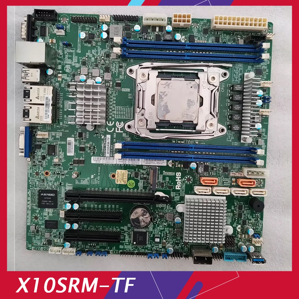 X10SRM-TF For Supermicro Motherboard LGA 2011 Xeon Processor E5-2600/1600 v4 / v3 Dual 10GBase-T LAN Ports
X10SRM-TF For Supermicro Motherboard LGA 2011 Xeon Processor E5-2600/1600 v4 / v3 Dual 10GBase-T LAN Ports