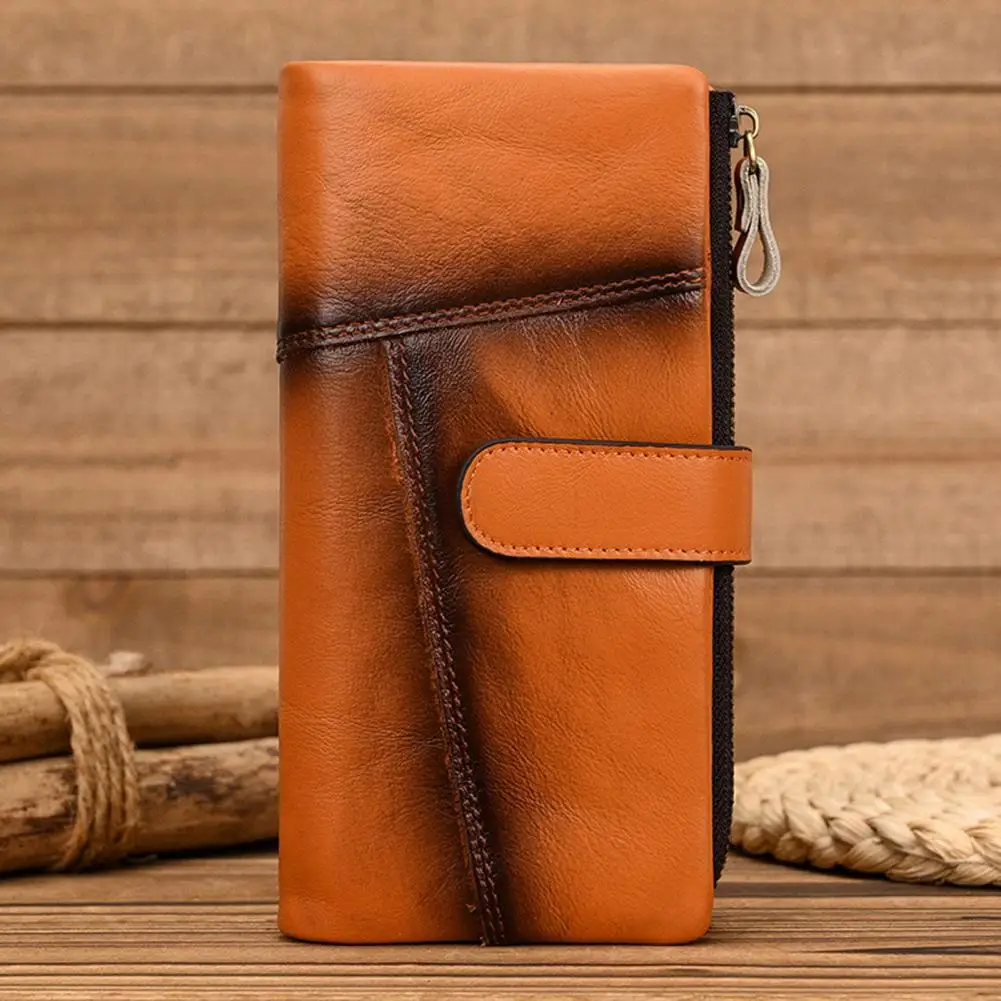 Vintage Genuine Leather Long Wallet Men Women RFID Blocking Credit Card Holder Purse Zipper Business Moible Phone Wallet
Vintage Genuine Leather Long Wallet Men Women RFID Blocking Credit Card Holder Purse Zipper Business Moible Phone Wallet