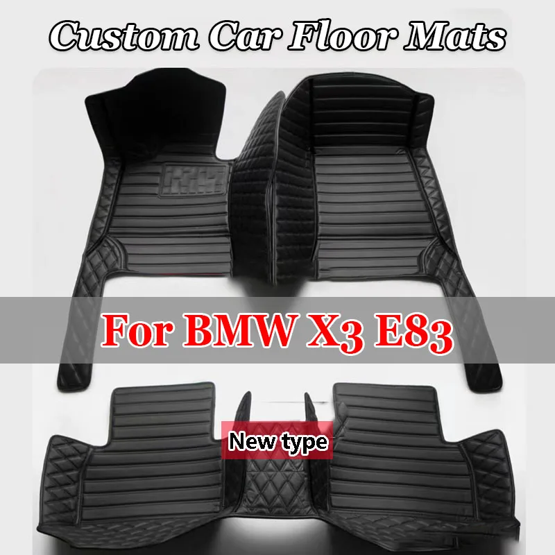Пользовательские 3D автомобильные коврики для BMW X3 E83 2003-2010 F25 2011-2017 G01 2018-2023, аксессуары для интерьера, искусственная кожа
Пользовательские 3D автомобильные коврики для BMW X3 E83 2003-2010 F25 2011-2017 G01 2018-2023, аксессуары для интерьера, искусственная кожа