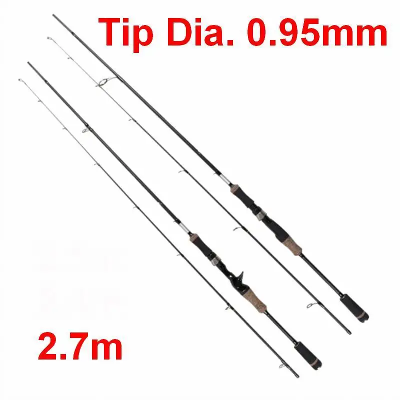 ZZ320 2.7m Sunboen Fast L ML or M Tip Dia. 0.95mm 1mm 1.1mm - 1.5mm Spinning Lure Fishing Rod Hi-Carbon Good Quality
ZZ320 2.7m Sunboen Fast L ML or M Tip Dia. 0.95mm 1mm 1.1mm - 1.5mm Spinning Lure Fishing Rod Hi-Carbon Good Quality