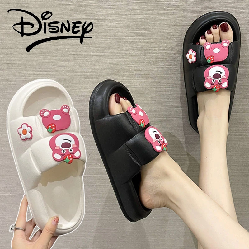 Disney Lotso Slippers Cartoon Flip Flops Indoor Home Shoes Woman Bathroom Non-slip Thick Platform EVA Slides Summer Beach Sandal
Disney Lotso Slippers Cartoon Flip Flops Indoor Home Shoes Woman Bathroom Non-slip Thick Platform EVA Slides Summer Beach Sandal